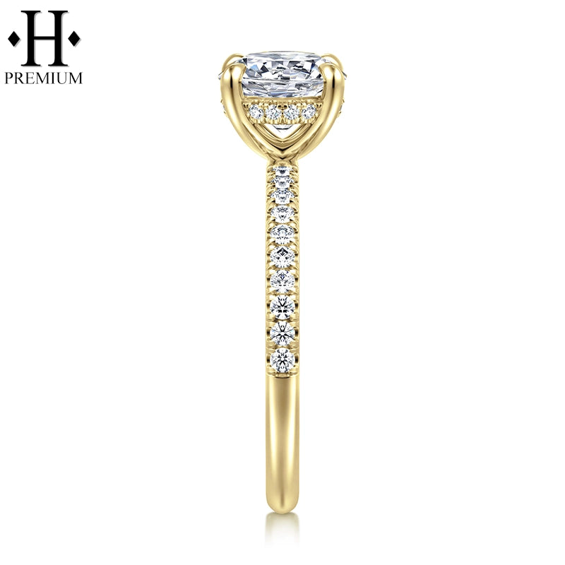 1.75ctw Canadian Premium Round Cut Natural Diamond Ring