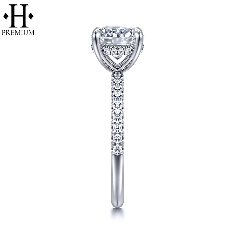 2.26ctw Premium Round Cut Natural Diamond Ring