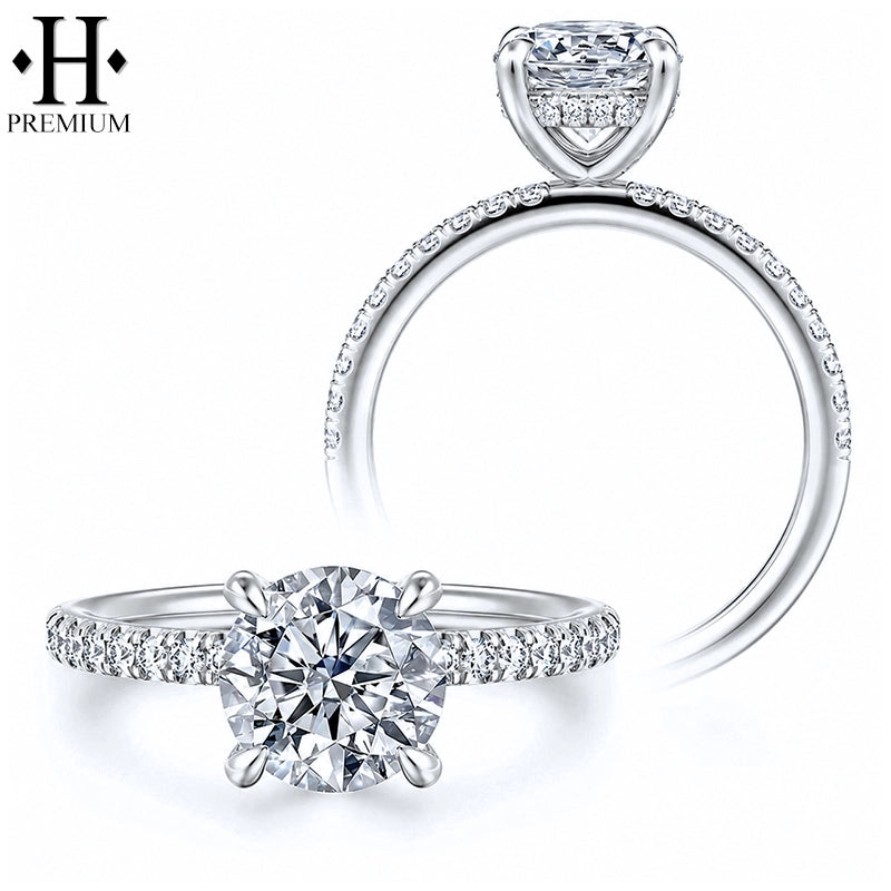 2.26ctw Premium Round Cut Natural Diamond Ring