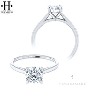 1.00ctw Canadian Premium Round Cut Natural Diamond Ring