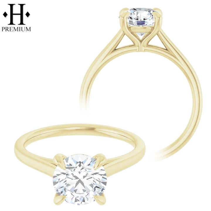 1.50ctw Premium Round Cut Natural Diamond Ring