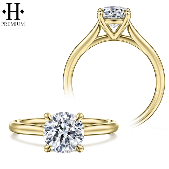 1.50ctw Premium Round Cut Natural Diamond Ring