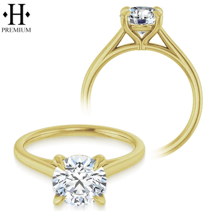 1.50ctw Premium Round Cut Natural Diamond Ring