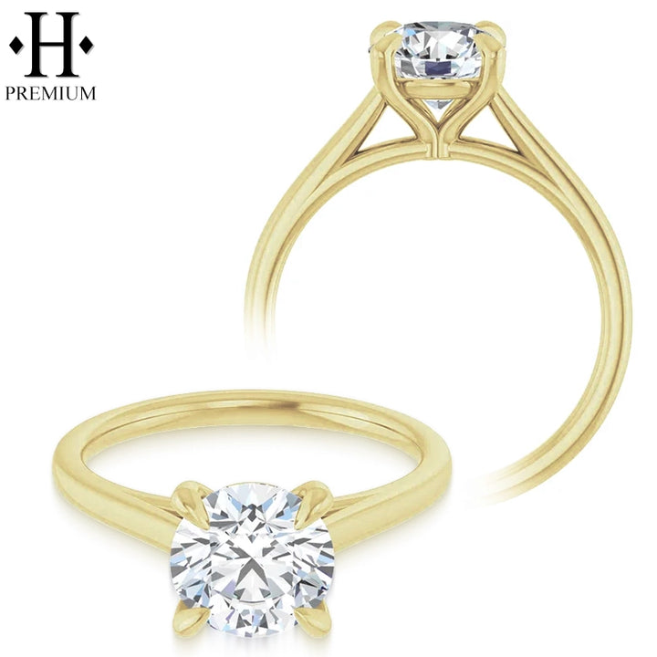 1.50ctw Premium Round Cut Natural Diamond Ring