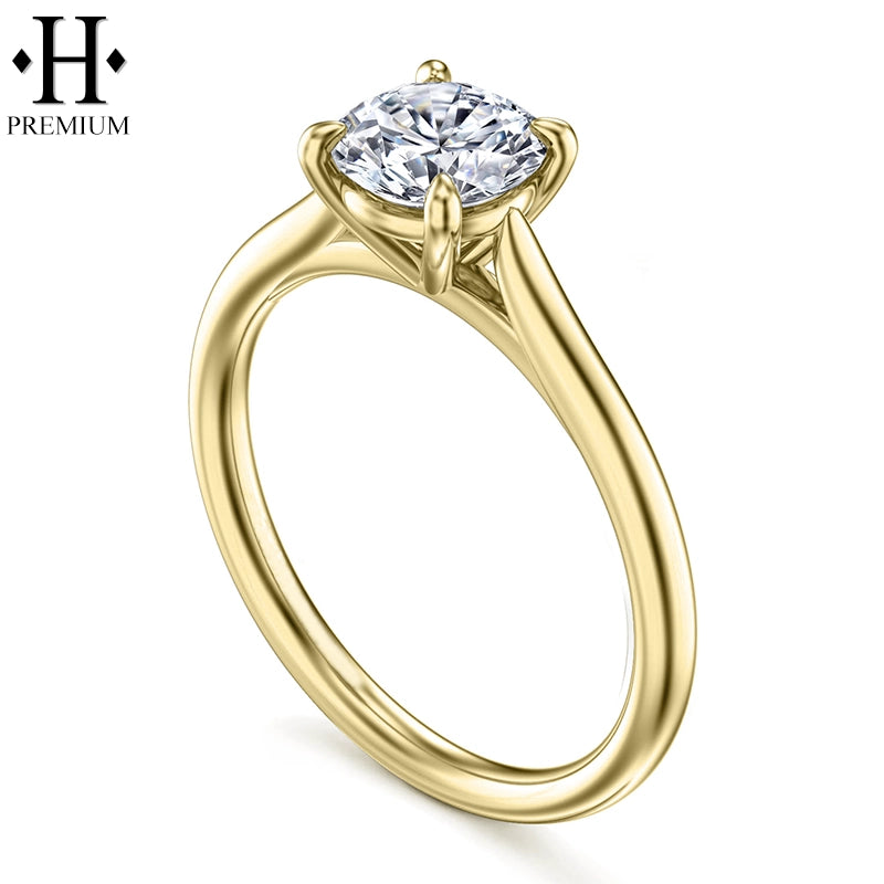1.50ctw Premium Round Cut Natural Diamond Ring