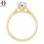1.02ctw Internally Flawless Round Cut Natural Diamond Ring