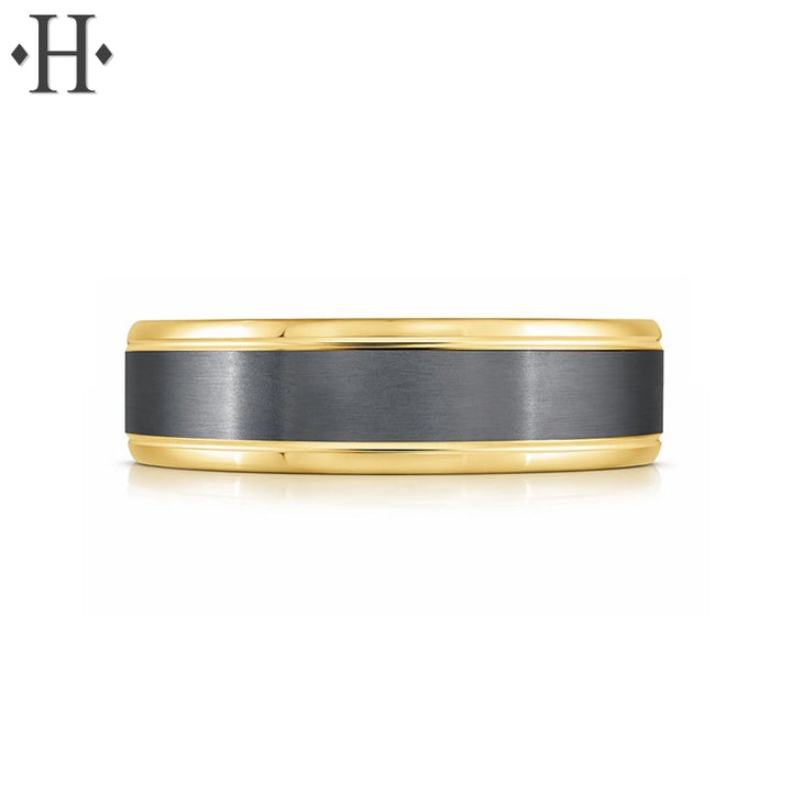 Tantalum Solid Gold Ring 6mm