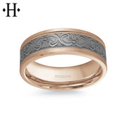 Tantalum Solid Gold Ring 7mm