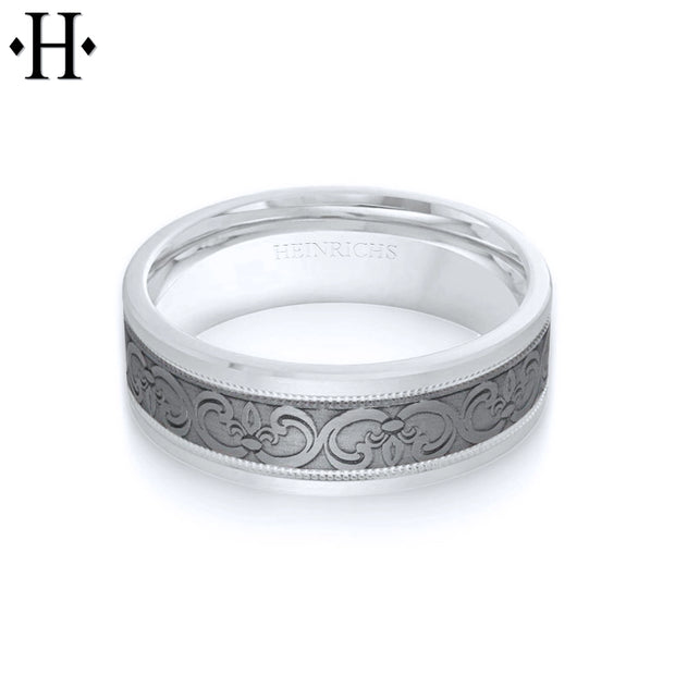 Tantalum Solid Gold Ring 7mm