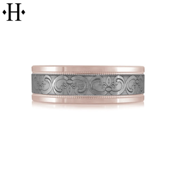 Tantalum Solid Gold Ring 7mm