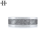 Tantalum Solid Gold Ring 7mm