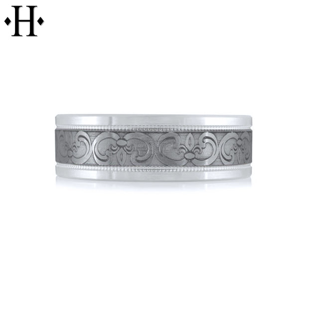Tantalum Solid Gold Ring 7mm