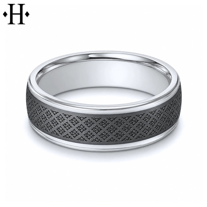 Tantalum Solid Gold Ring 7mm