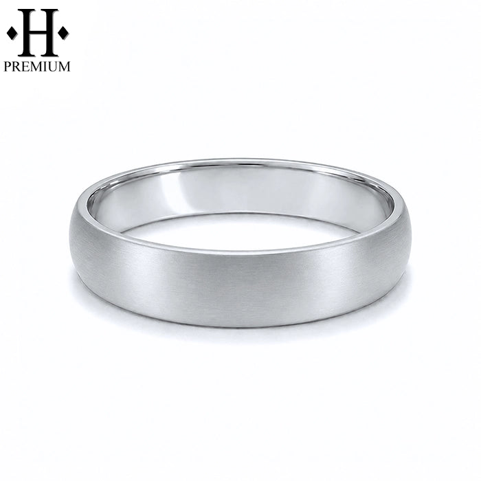 Premium Classic Rounded Satin Ring 5mm