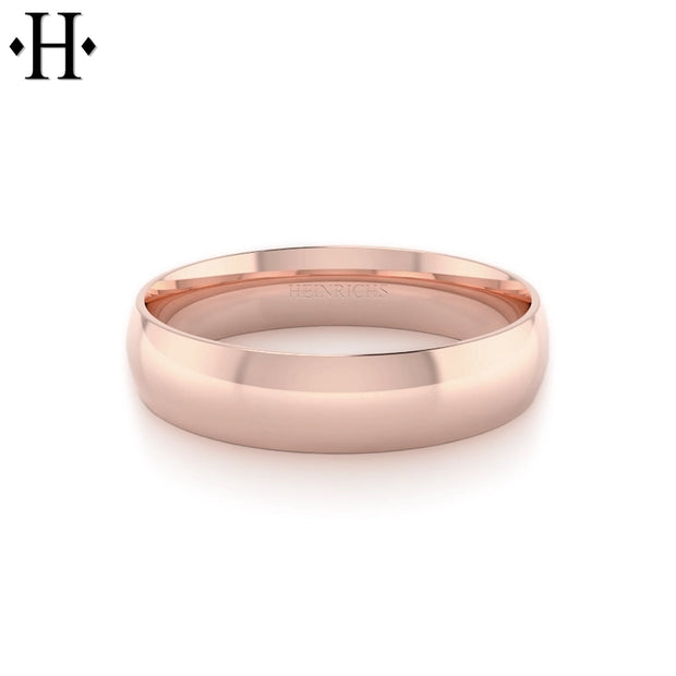 Classic Round High Polish Ring 5mm