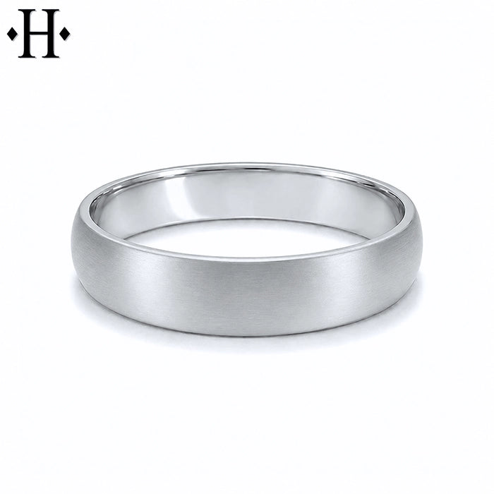 Classic Rounded Satin Ring 5mm