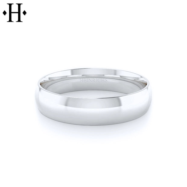 Classic Round High Polish Ring 5mm