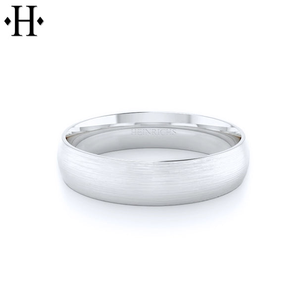 Classic Round Satin Ring 5mm