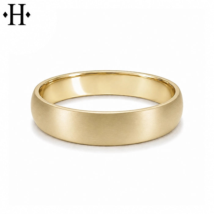 Classic Rounded Satin Ring 5mm