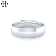 Classic Round High Polish Ring 6mm