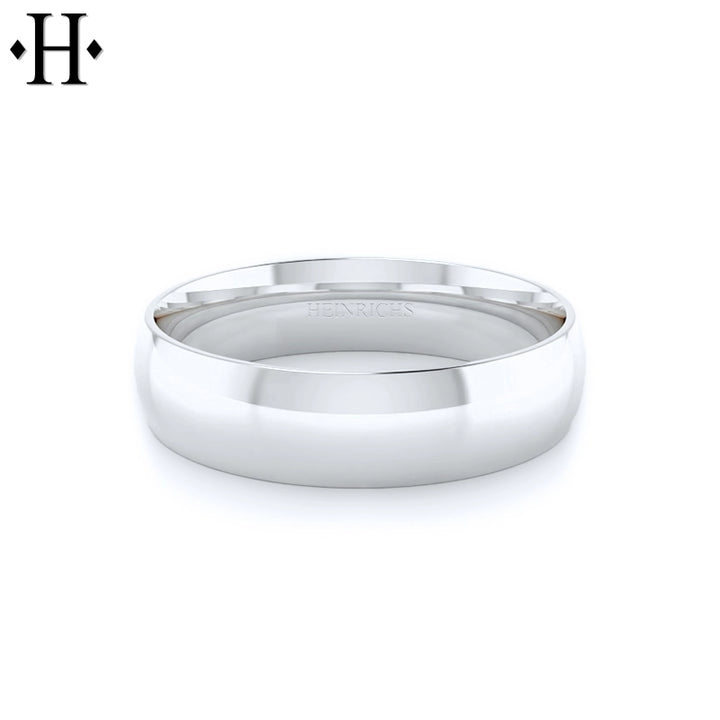 Classic Round High Polish Ring 6mm