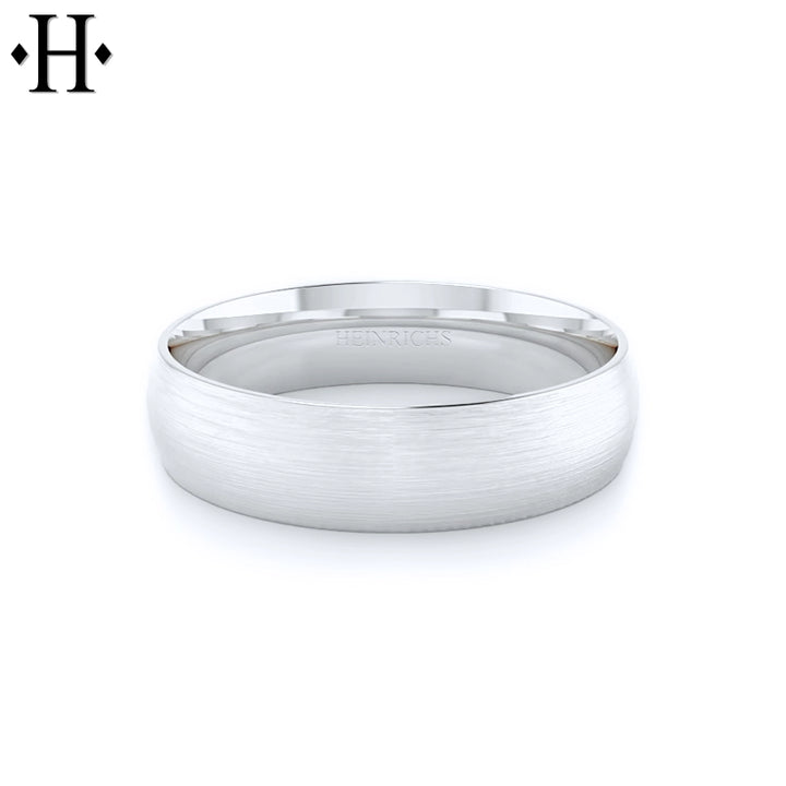 Classic Round Satin Ring 6mm