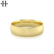 Classic Round Satin Ring 6mm