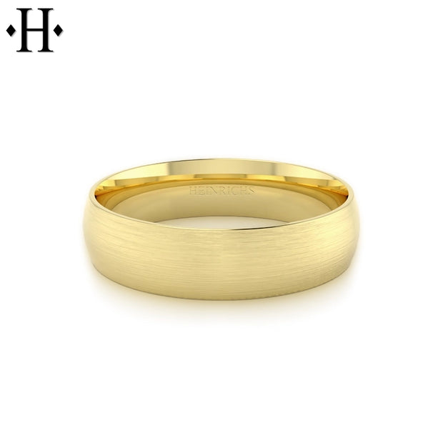 Classic Round Satin Ring 6mm