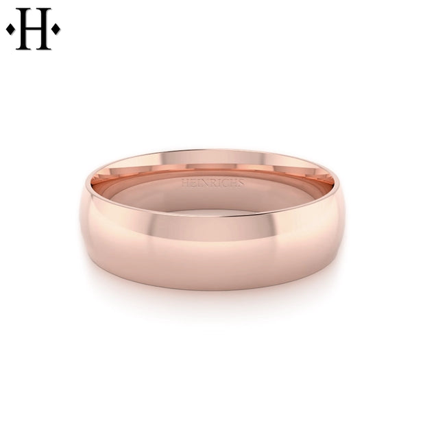 Classic Round High Polish Ring 7mm