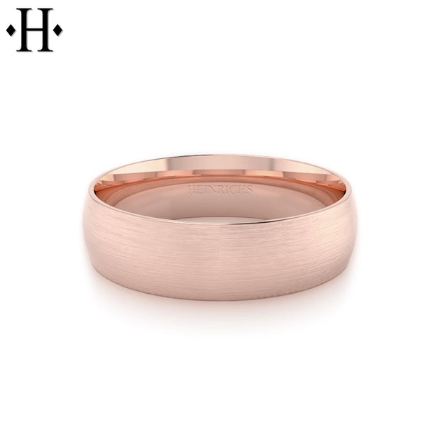 Classic Round Satin Ring 7mm