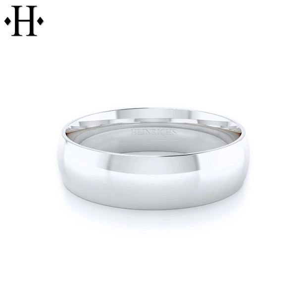 Classic Round High Polish Ring 7mm