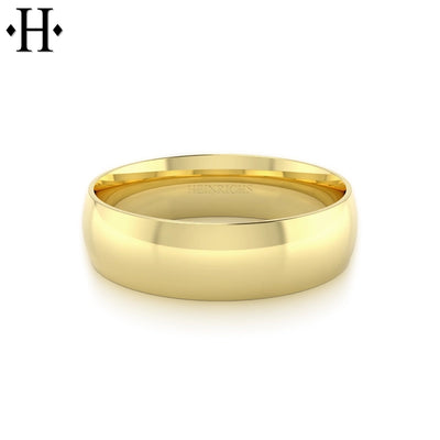 Classic Round High Polish Ring 7mm