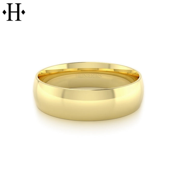 Classic Round High Polish Ring 7mm