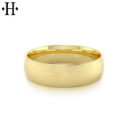 Classic Round Satin Ring 7mm