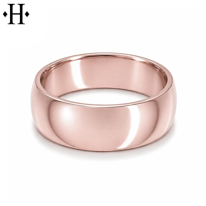 Classic Rounded High Polish Ring 7mm
