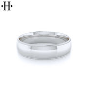 Classic Milgrain Round Solid Gold Ring 6mm