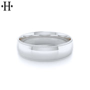 Classic Milgrain Round Solid Gold Ring 7mm