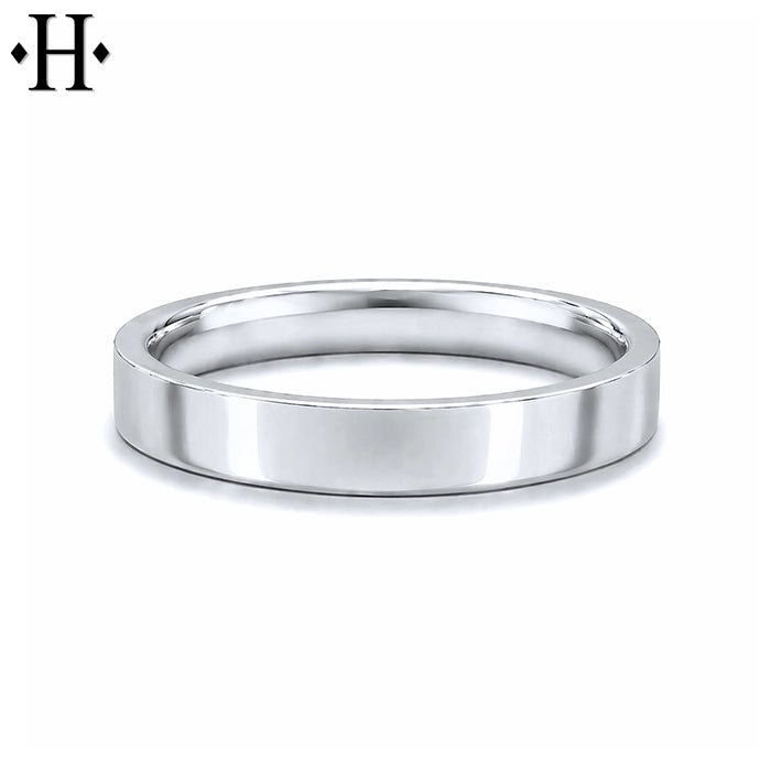 Classic Flat High Polish Ring 4.0mm