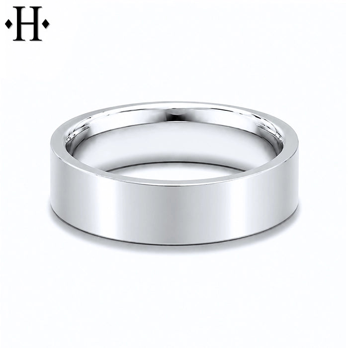 Classic Flat High Polish Ring 5mm