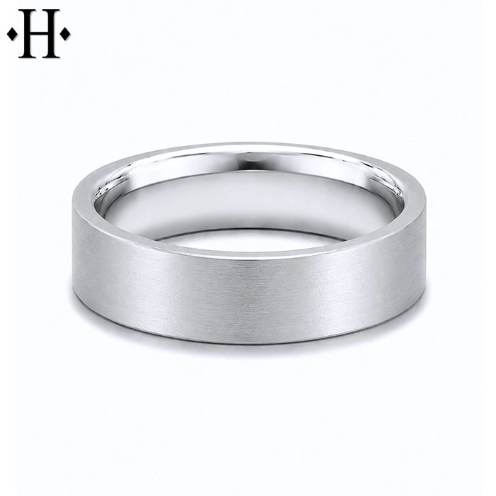 Classic Flat Satin Ring 5mm