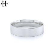 Classic Flat Satin Ring 5mm