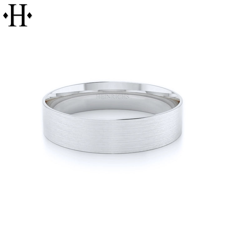 Classic Flat Satin Ring 5mm