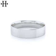 Classic Flat High Polish Ring 5mm