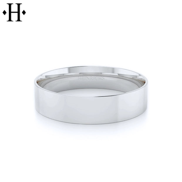Classic Flat High Polish Ring 5mm