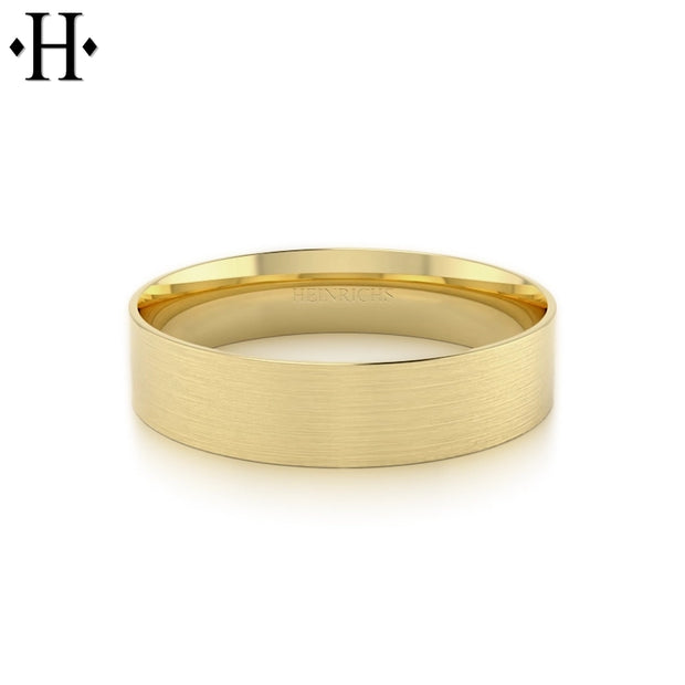 Classic Flat Satin Ring 5mm