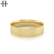 Classic Flat High Polish Ring 5mm