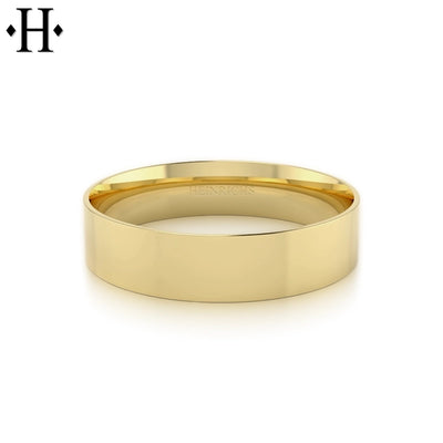 Classic Flat High Polish Ring 5mm