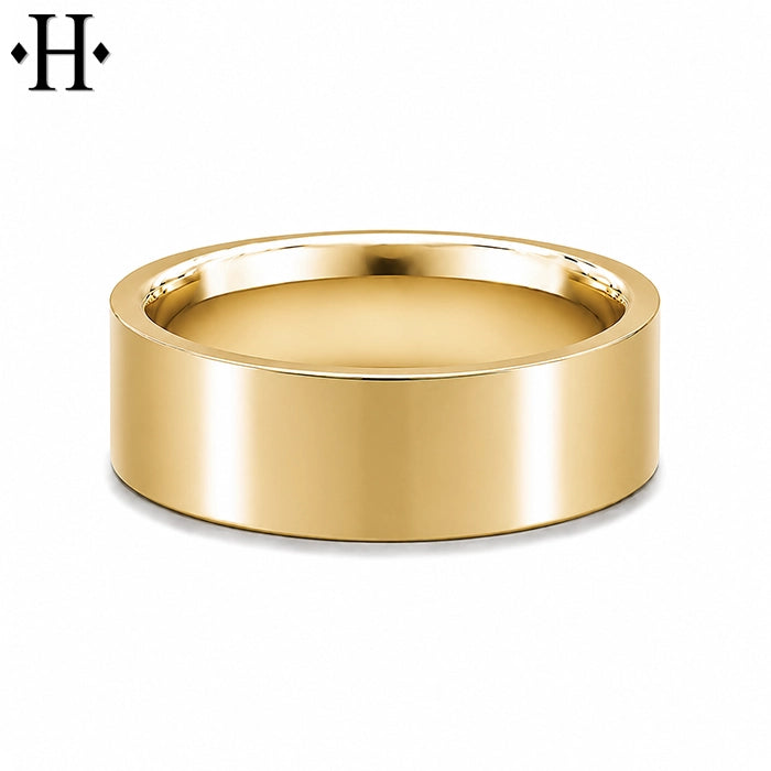 Classic Flat High Polish Ring 6mm