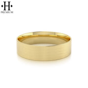 Premium Flat Satin Ring 6mm