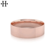 Classic Flat High Polish Ring 7mm